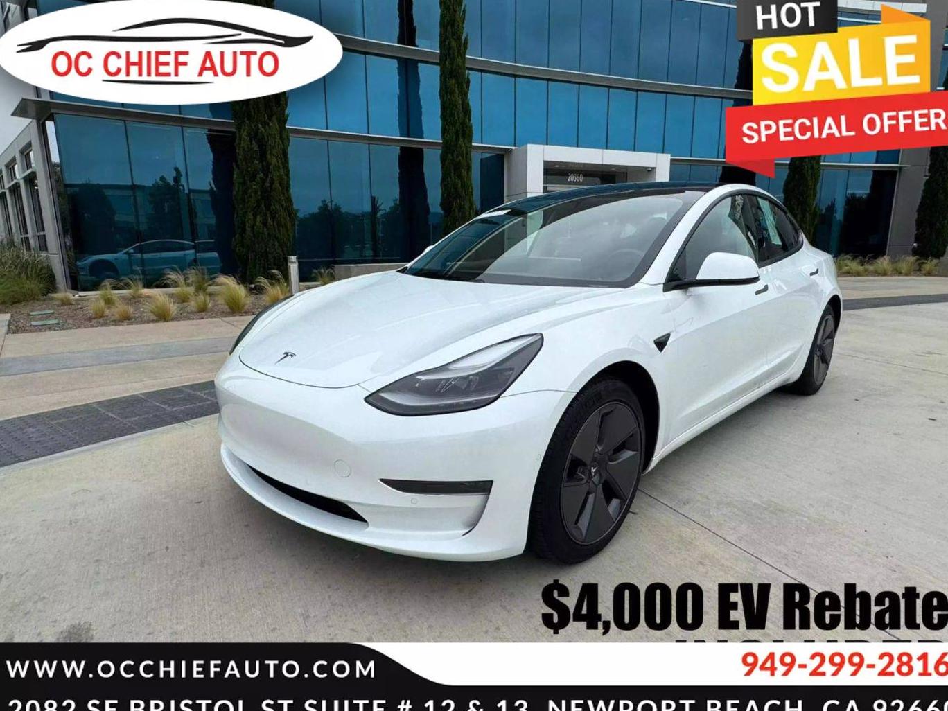 TESLA MODEL 3 2021 5YJ3E1EA9MF021717 image